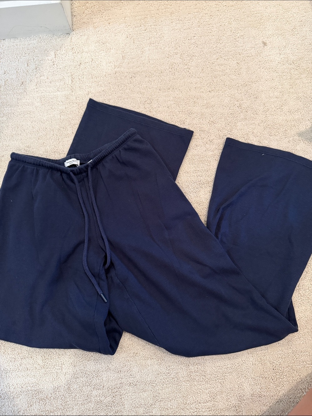 Aritzia admiral light wide leg pants